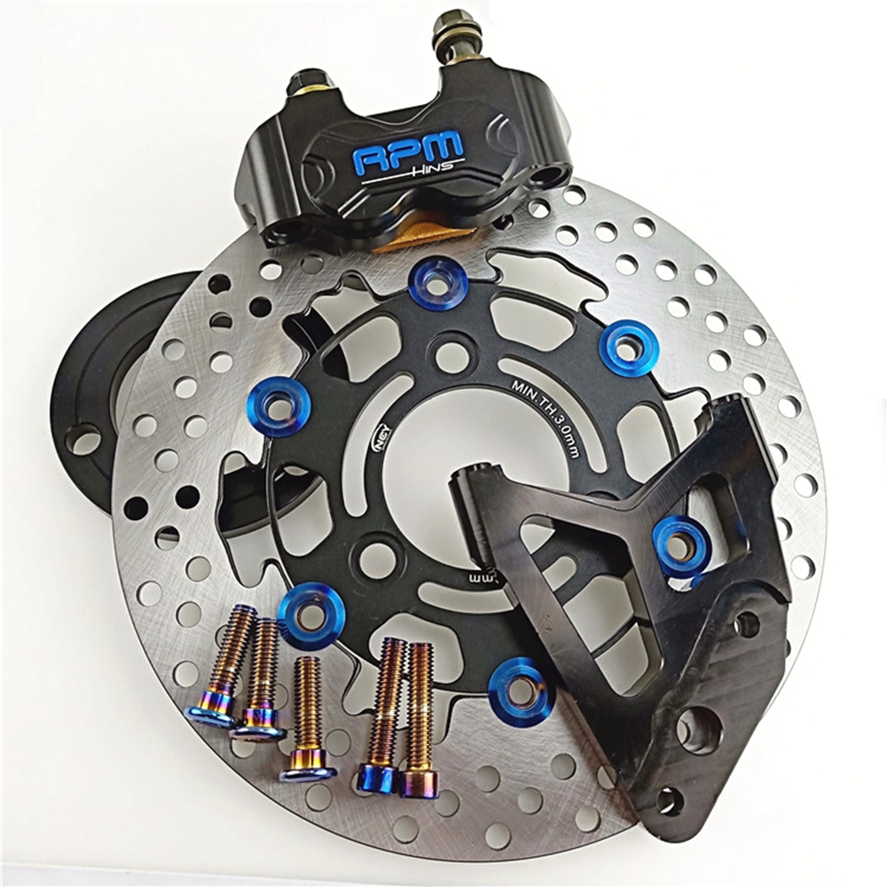 220mm Motorcycle RPM Front Rea - Front Rear Brake Caliper Bracket Kit review and price